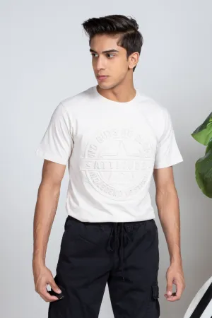 Chest Embossed T-Shirt