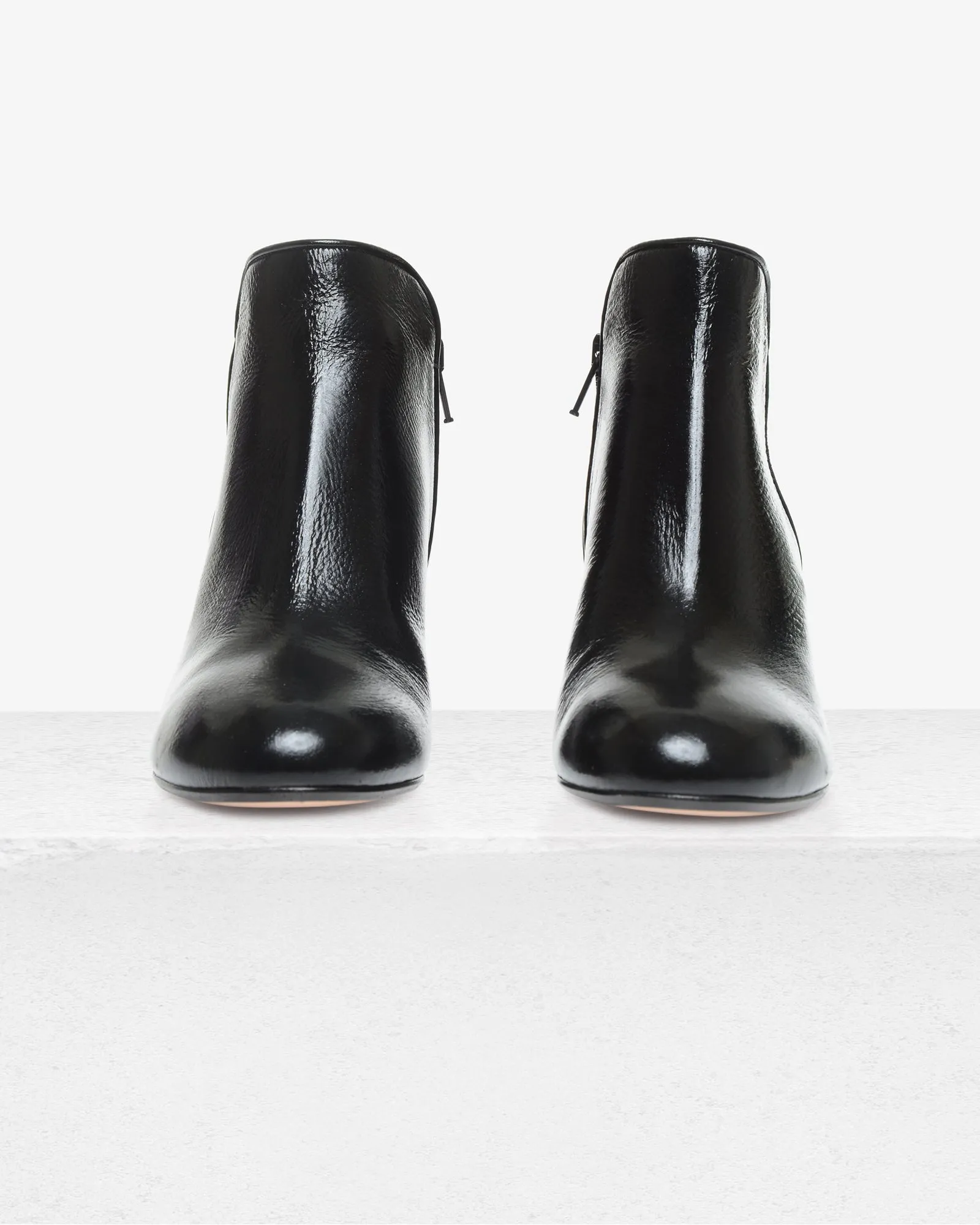 Chiara 50 Black Patent Bootie