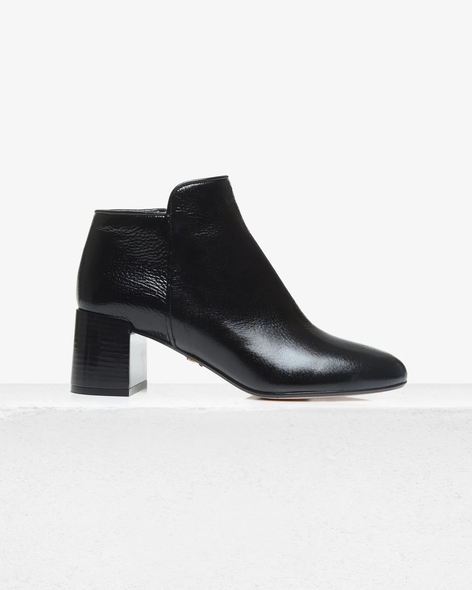 Chiara 50 Black Patent Bootie