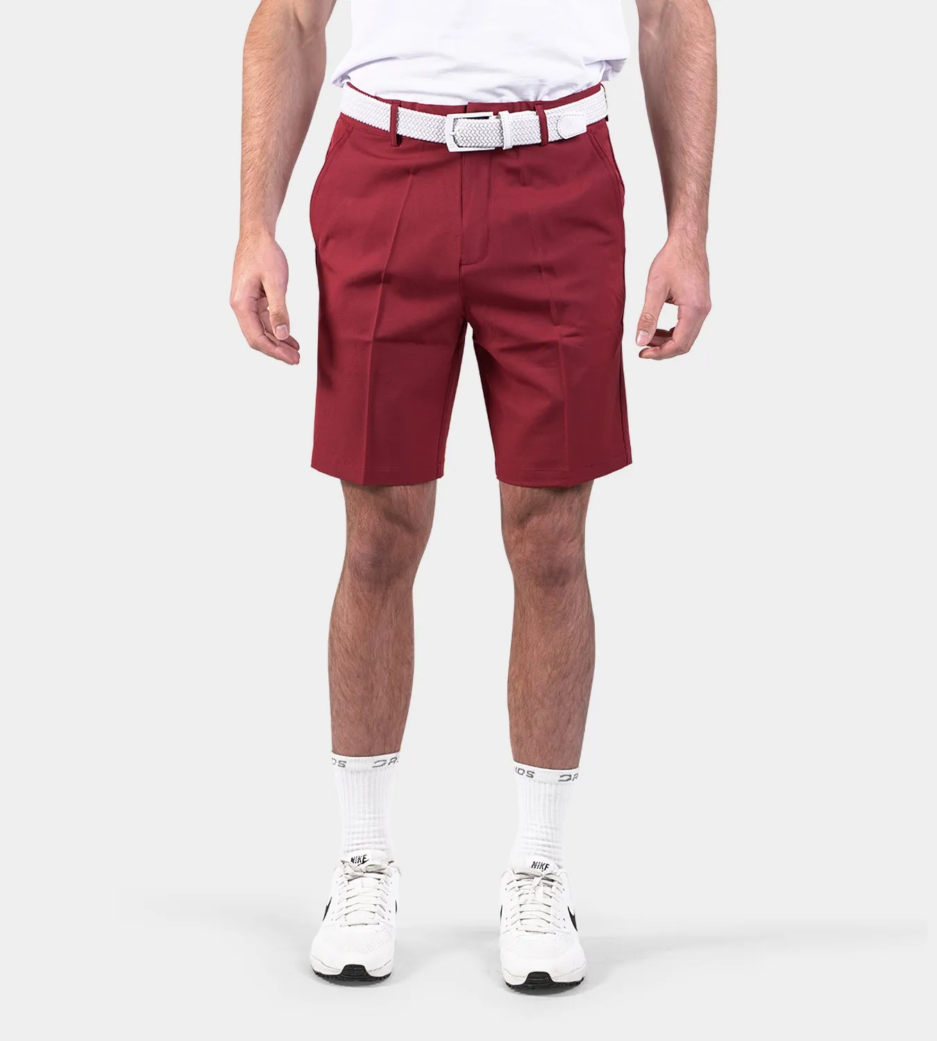 CLIMA GOLF SHORTS - BURGUNDY