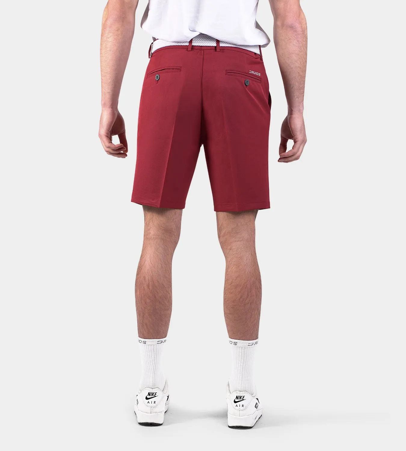 CLIMA GOLF SHORTS - BURGUNDY