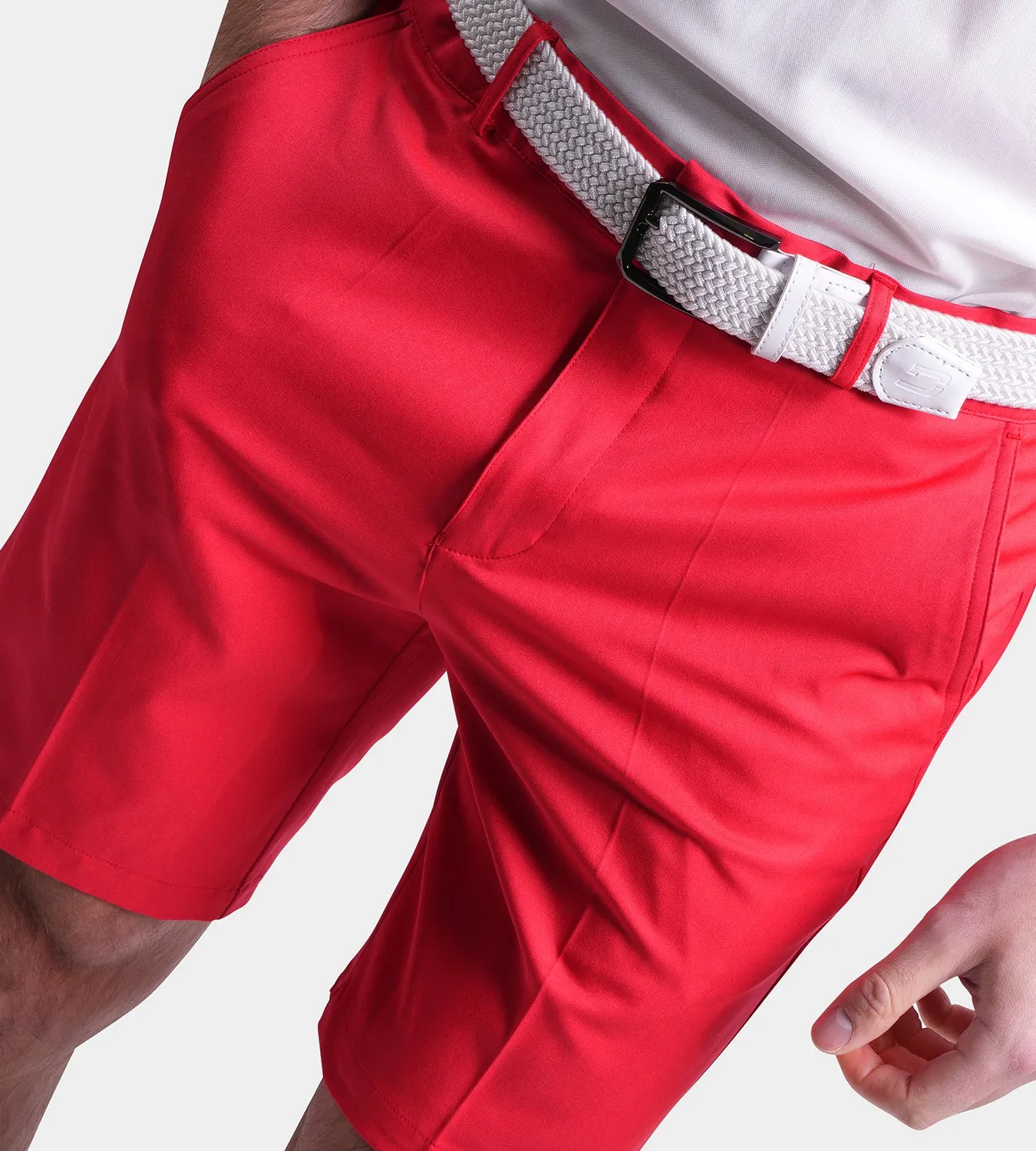 CLIMA GOLF SHORTS RED