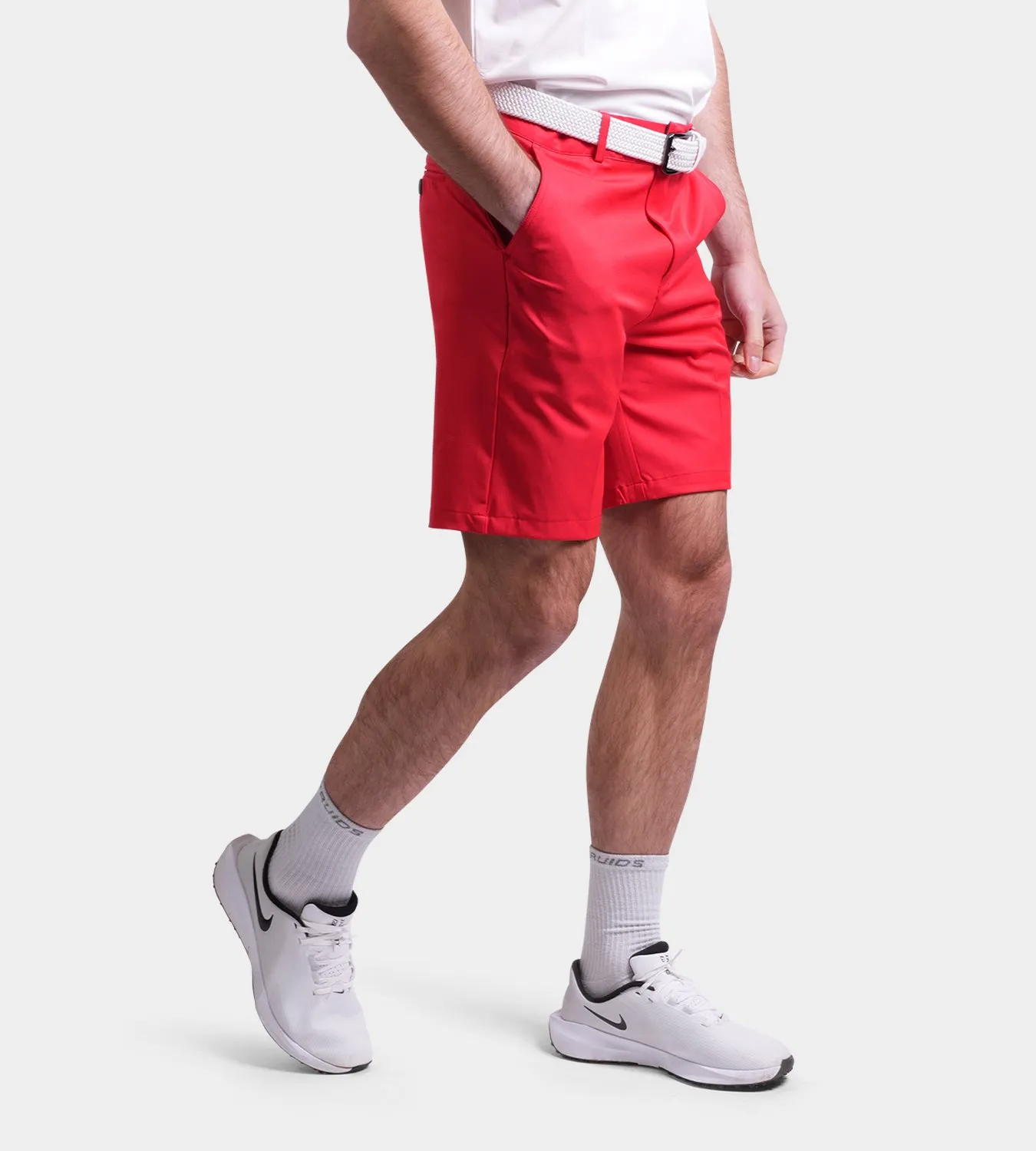 CLIMA GOLF SHORTS RED