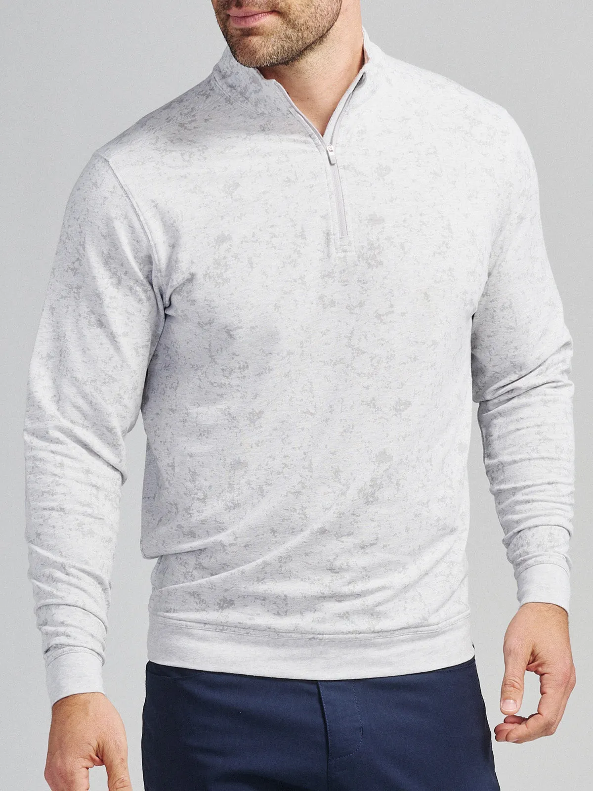 Cloud French Terry Print Quarter Zip