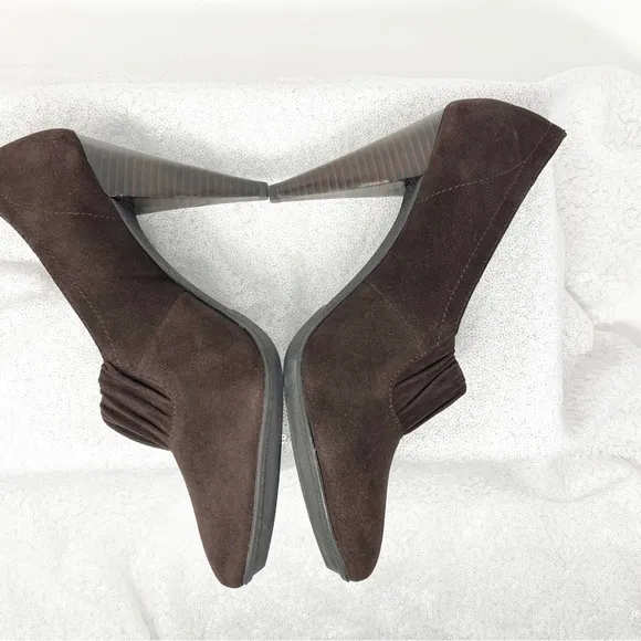 COACH Adra suede heeled Booties size 9
