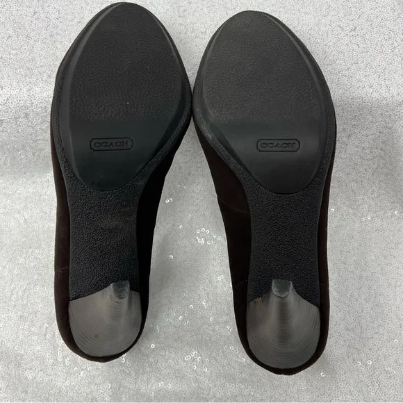 COACH Adra suede heeled Booties size 9