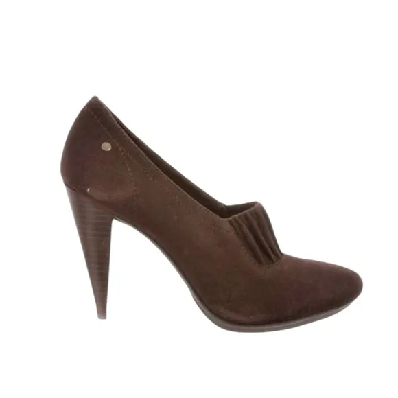 COACH Adra suede heeled Booties size 9