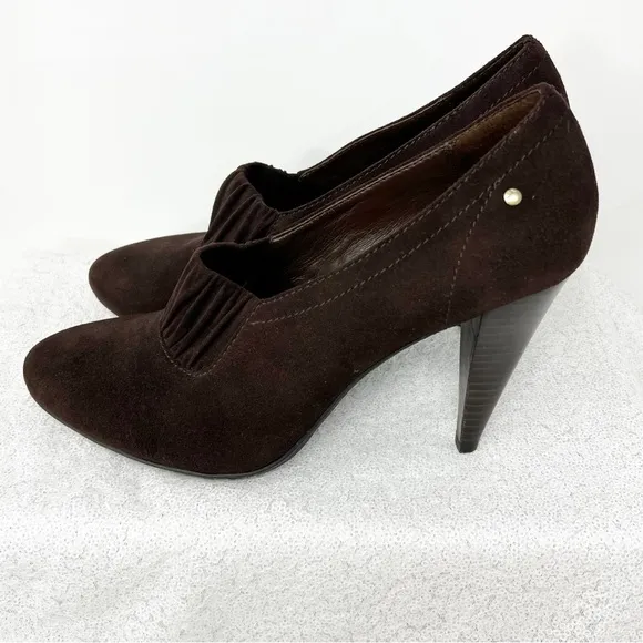 COACH Adra suede heeled Booties size 9