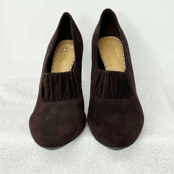 COACH Adra suede heeled Booties size 9