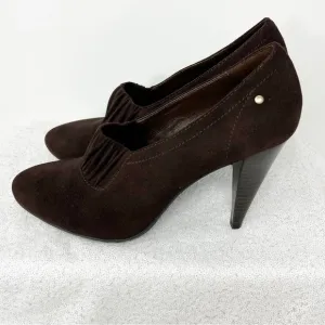 COACH Adra suede heeled Booties size 9