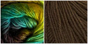 COFFEE   TREASURE - Embossed Phoenix Vortex Shawl KIT