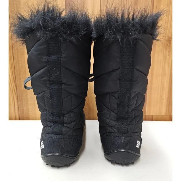 Columbia Minx Mid Black Big Girl's Winter Boots Size 5