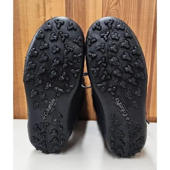 Columbia Minx Mid Black Big Girl's Winter Boots Size 5