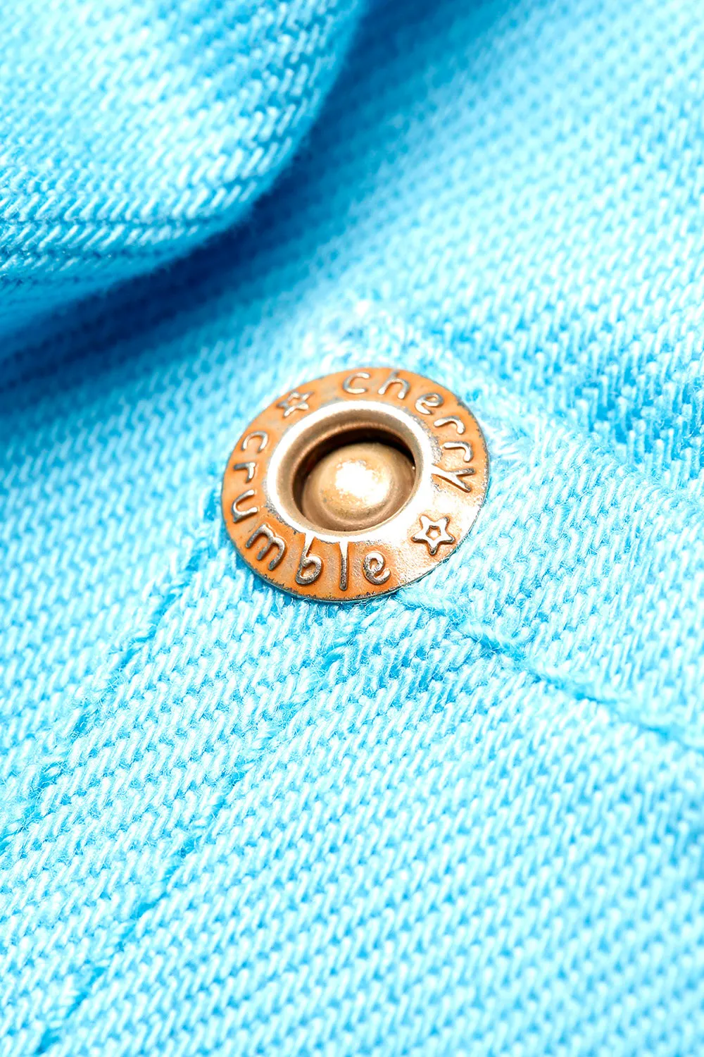 Cotton Twill Sky Blue Jeans