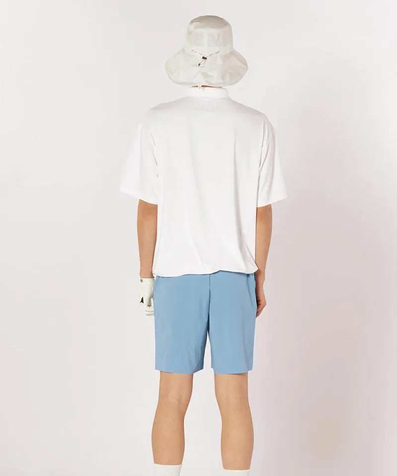 CREVE NINE: Mesh Mix Banding Pants - Blue