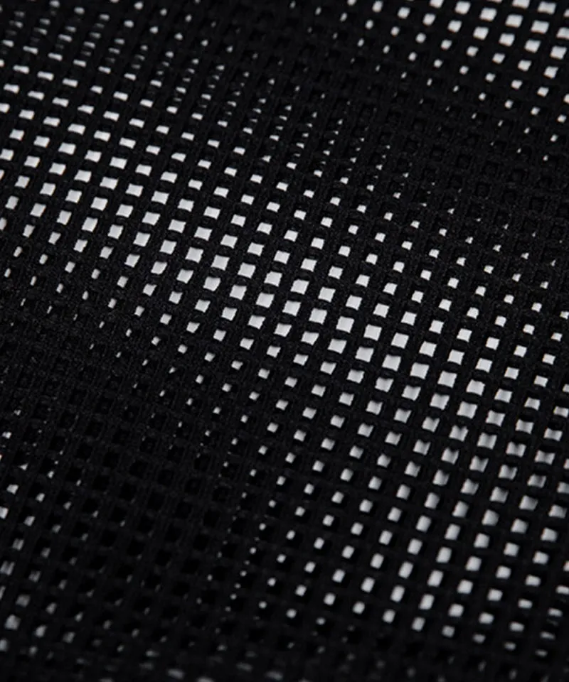 CREVE NINE: Solid Stingray-Fit Jumper - Black