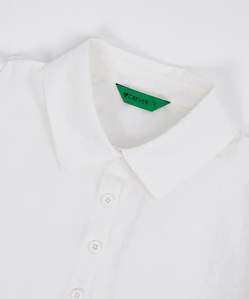 CREVE NINE: String Woven Shirt - 2 Colors