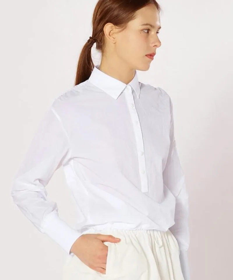 CREVE NINE: String Woven Shirt - 2 Colors