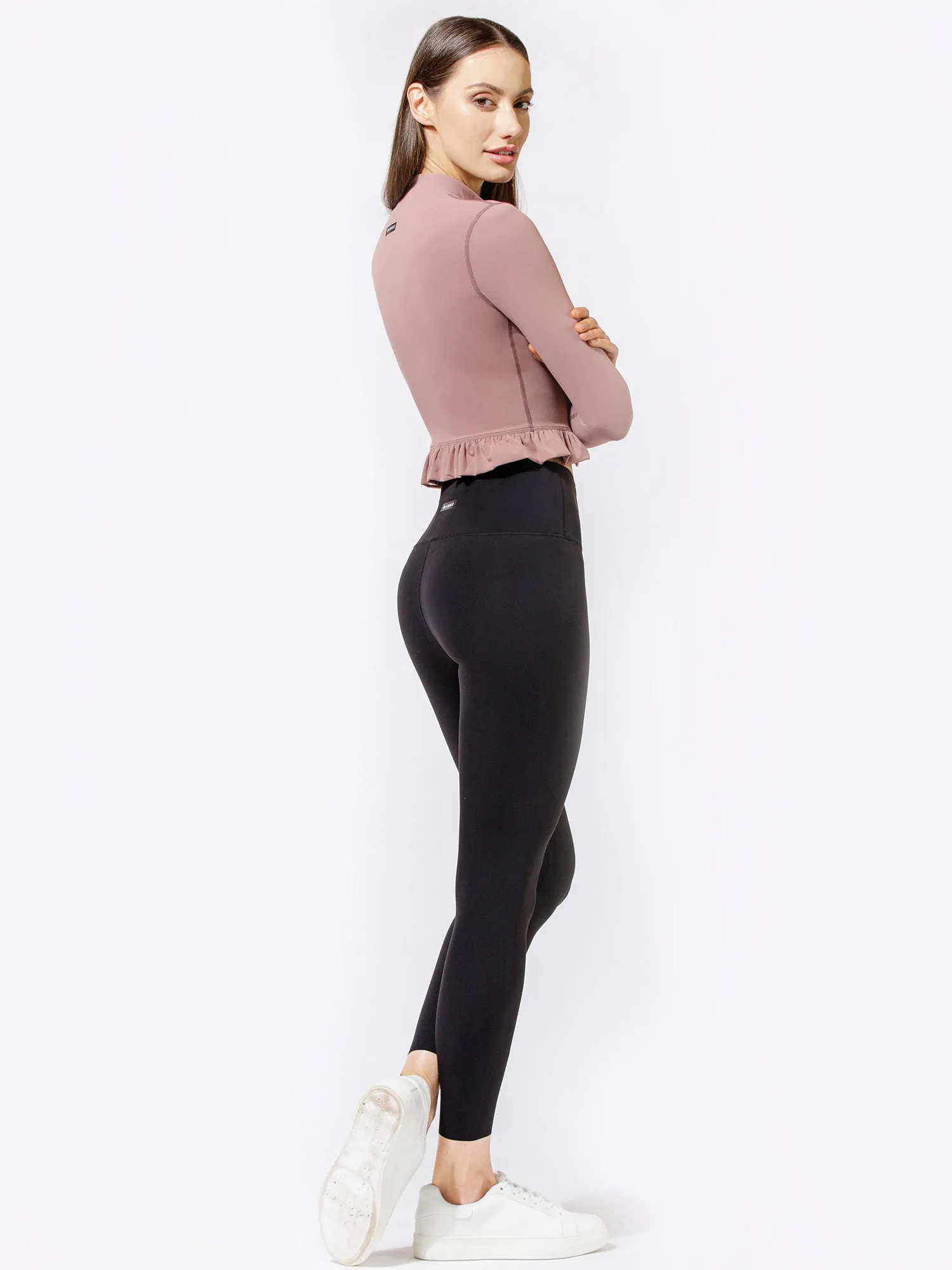 CROPPED RUFFLES JACKET