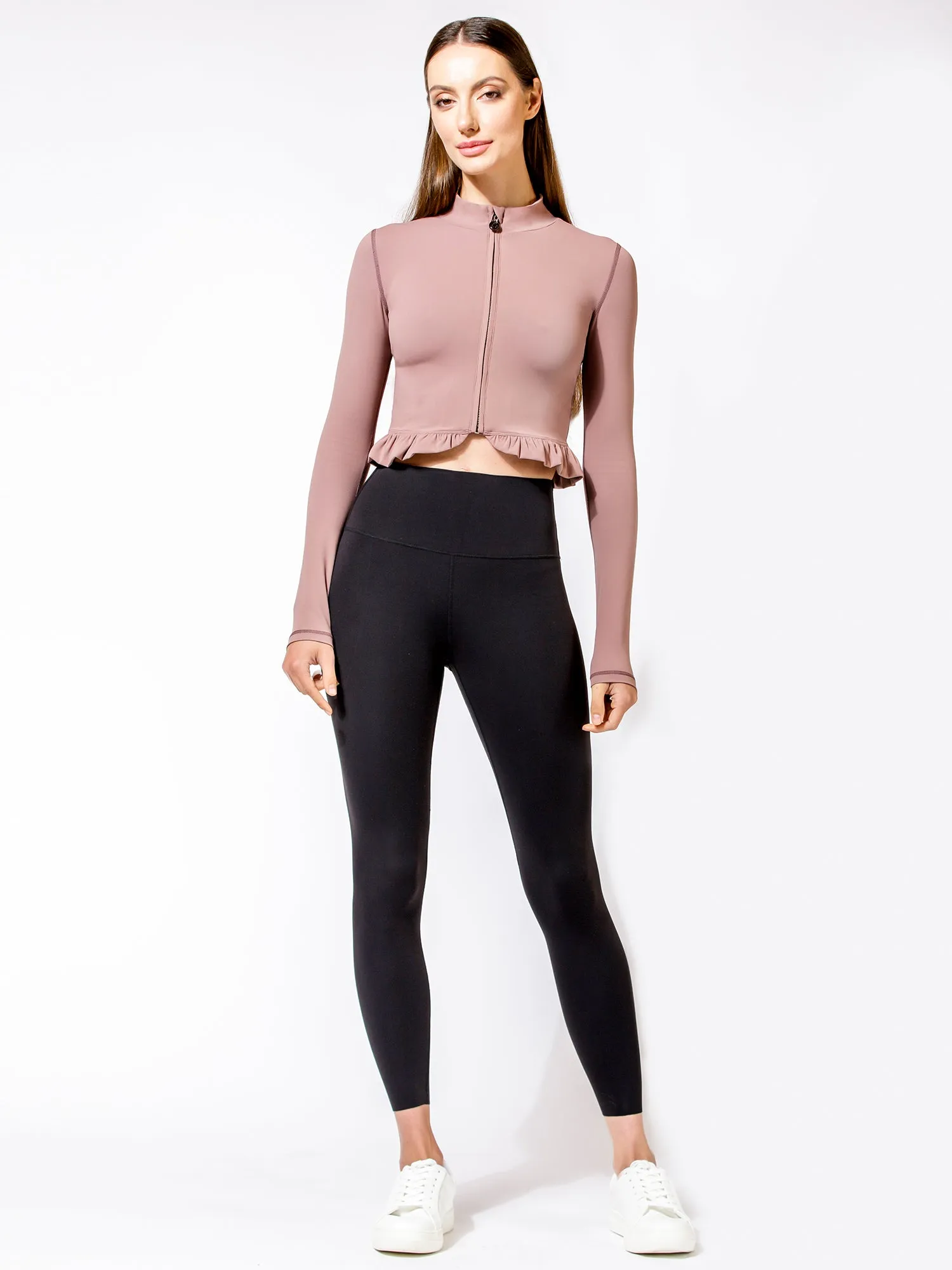 CROPPED RUFFLES JACKET