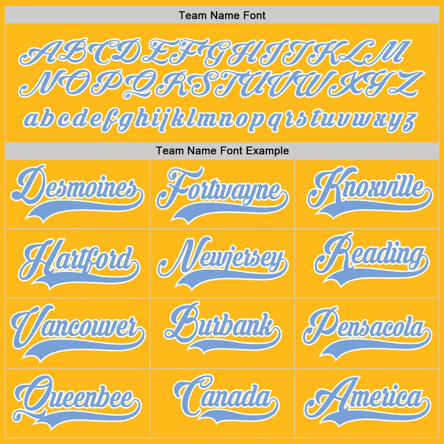 Custom Gold Light Blue-White Hockey Jersey