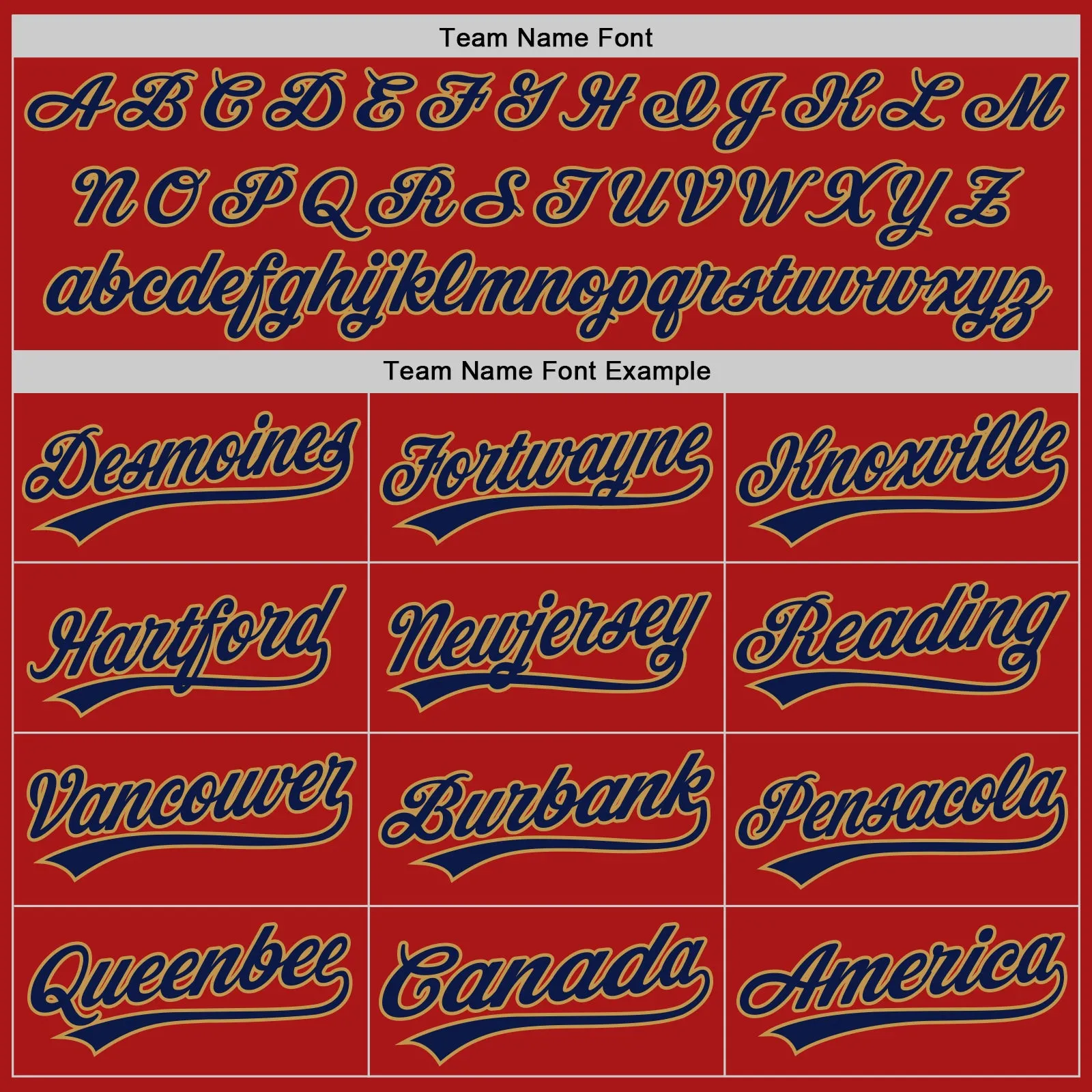Custom Red Navy-Old Gold Authentic Throwback Baseball Jersey