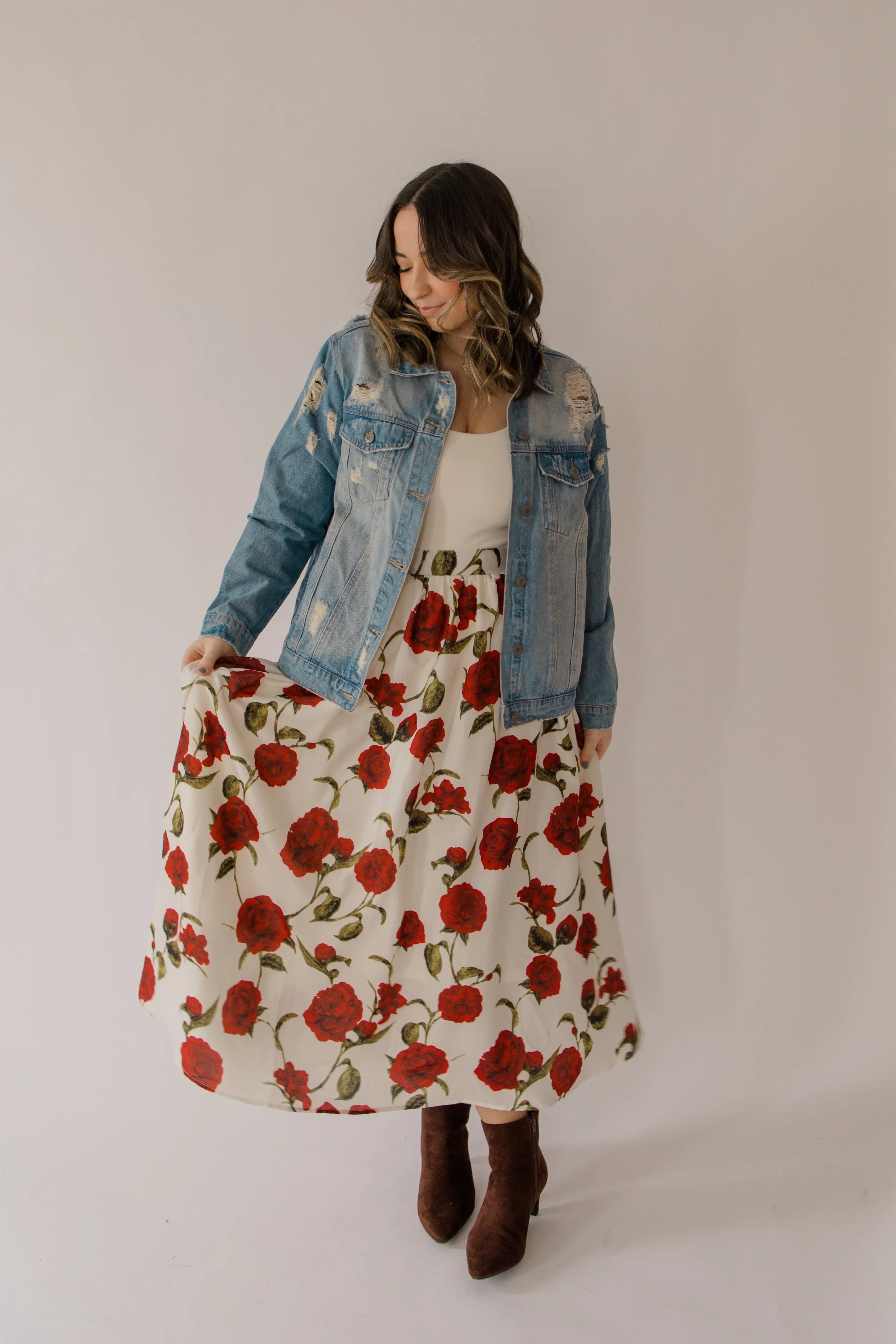 Daily Duty Distressed Denim Jacket