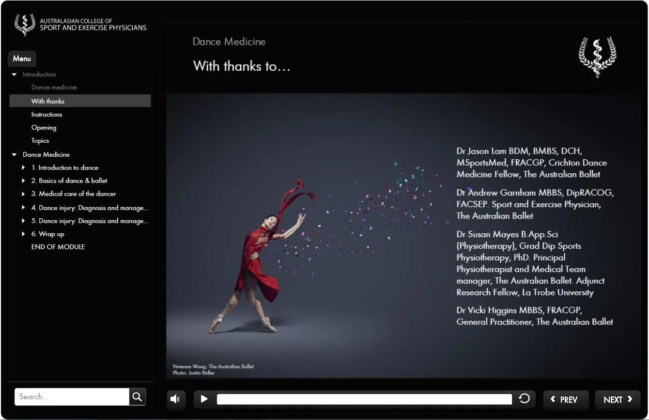 Dance Medicine