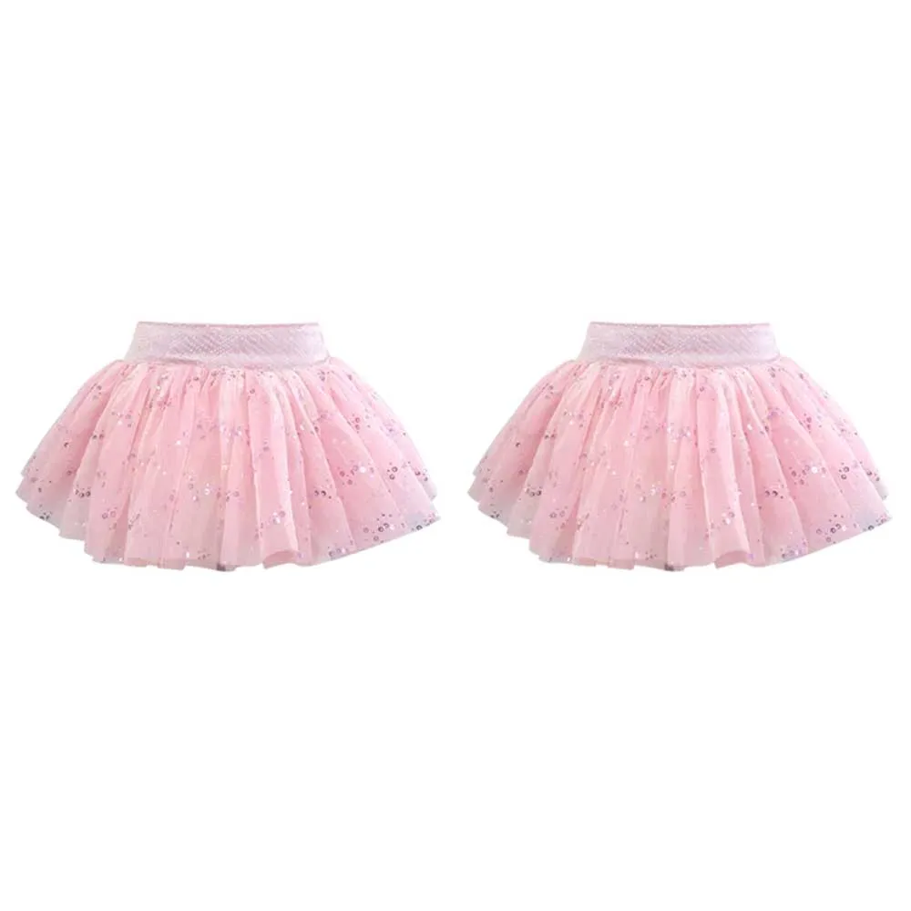 Danse de Paris Sparkle Tutu Skirt in Pink for Girls