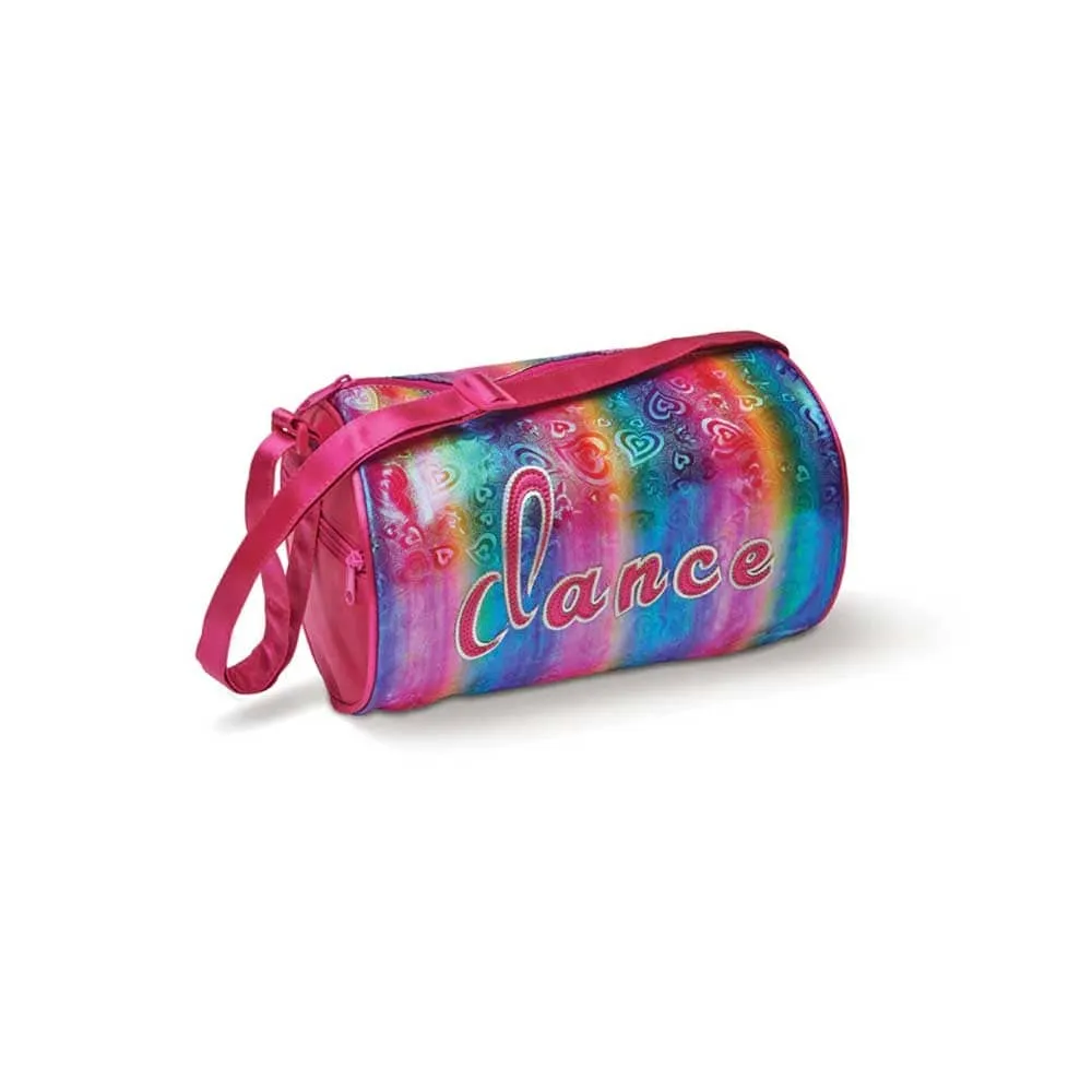 Danshuz B22512 Rainbow Hearts Roll Bag