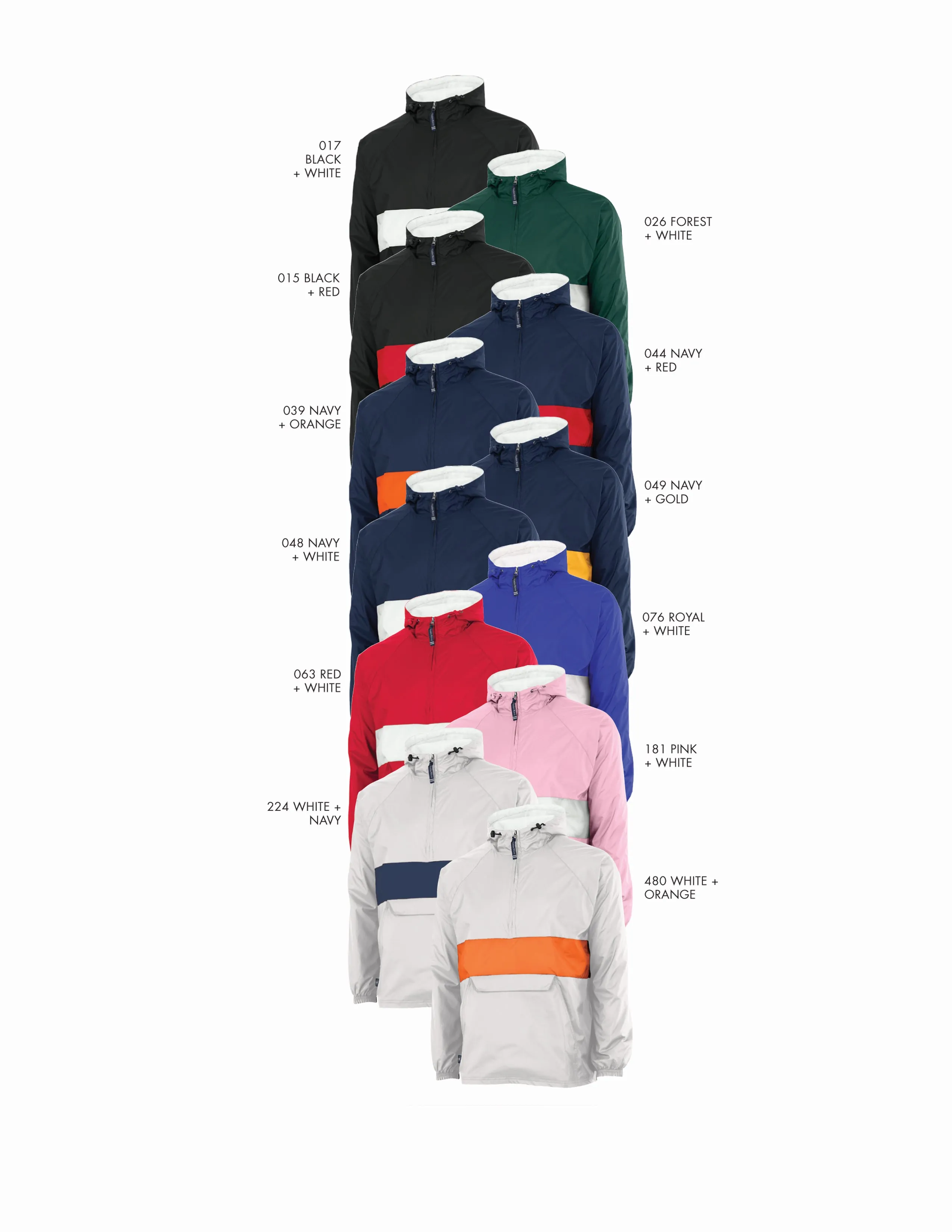Delta Sigma Phi Rugby Striped Lined Windbreaker