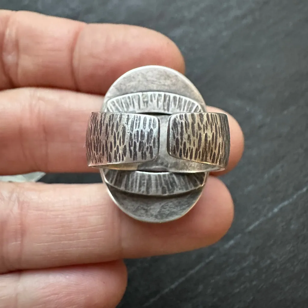 Dendritic Quartz Ring, landscape