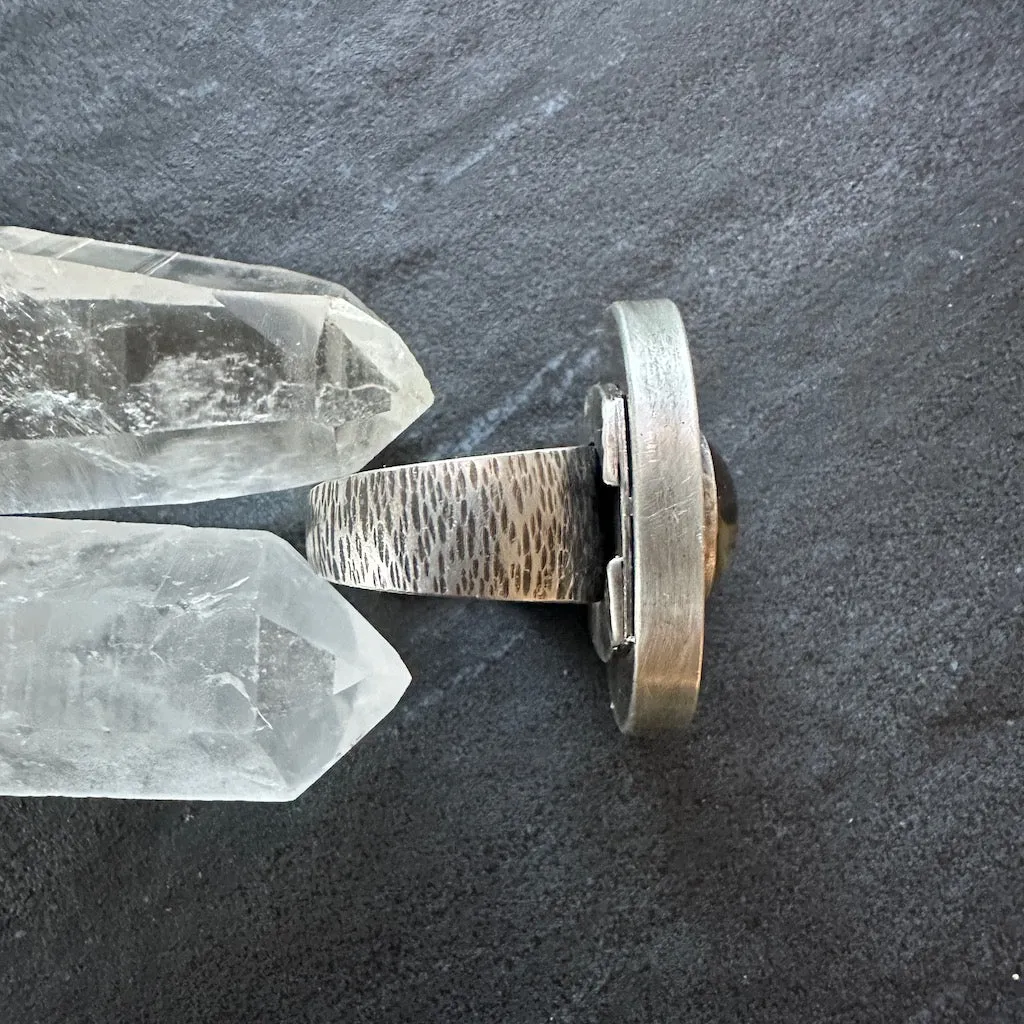 Dendritic Quartz Ring, landscape