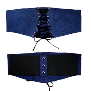 Denim Lace Belt