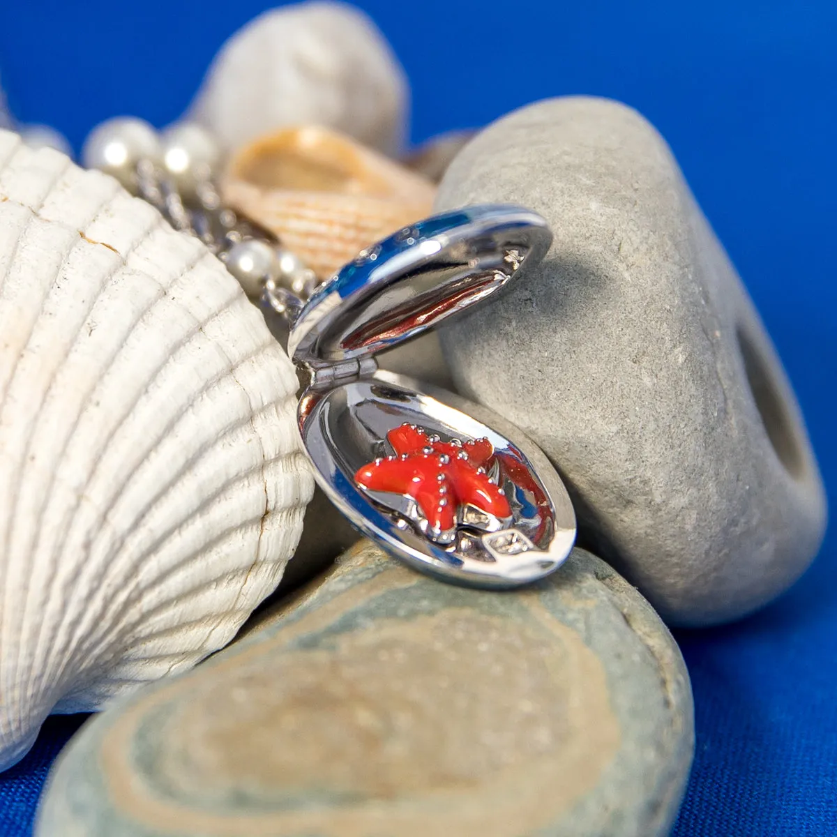 Disney X RockLove DISNEY MOANA 2 Sea Star Enameled Locket