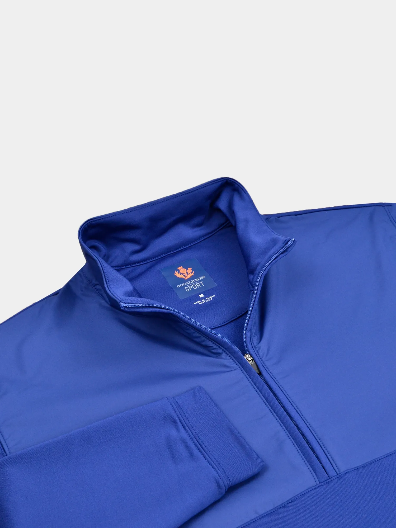 Donald Ross Mens SUPER GOLF Performance Mid Weight 1/4 ZIP Pullover - NAVY
