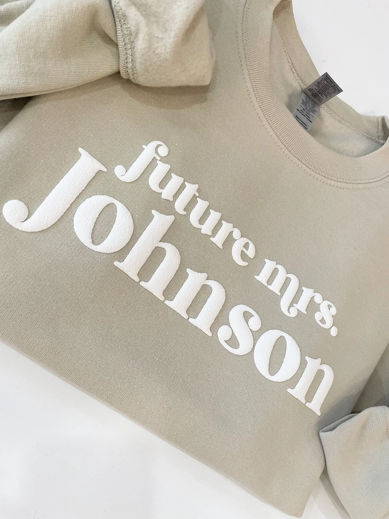 Embossed Future Mrs. "I Said Yes!" Sweatshirt