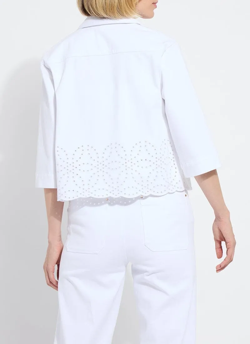 Embroidered Jacket, Avril Tank, & Erin Wide Leg Set