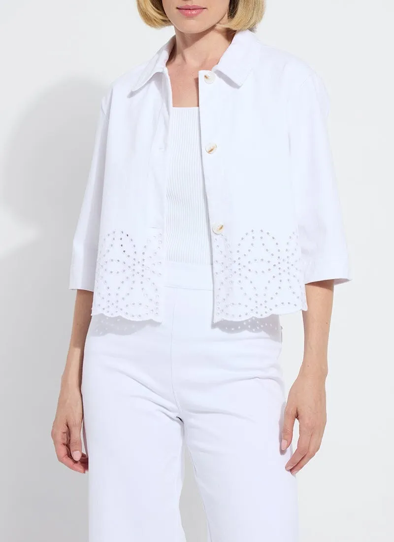 Embroidered Jacket, Avril Tank, & Erin Wide Leg Set