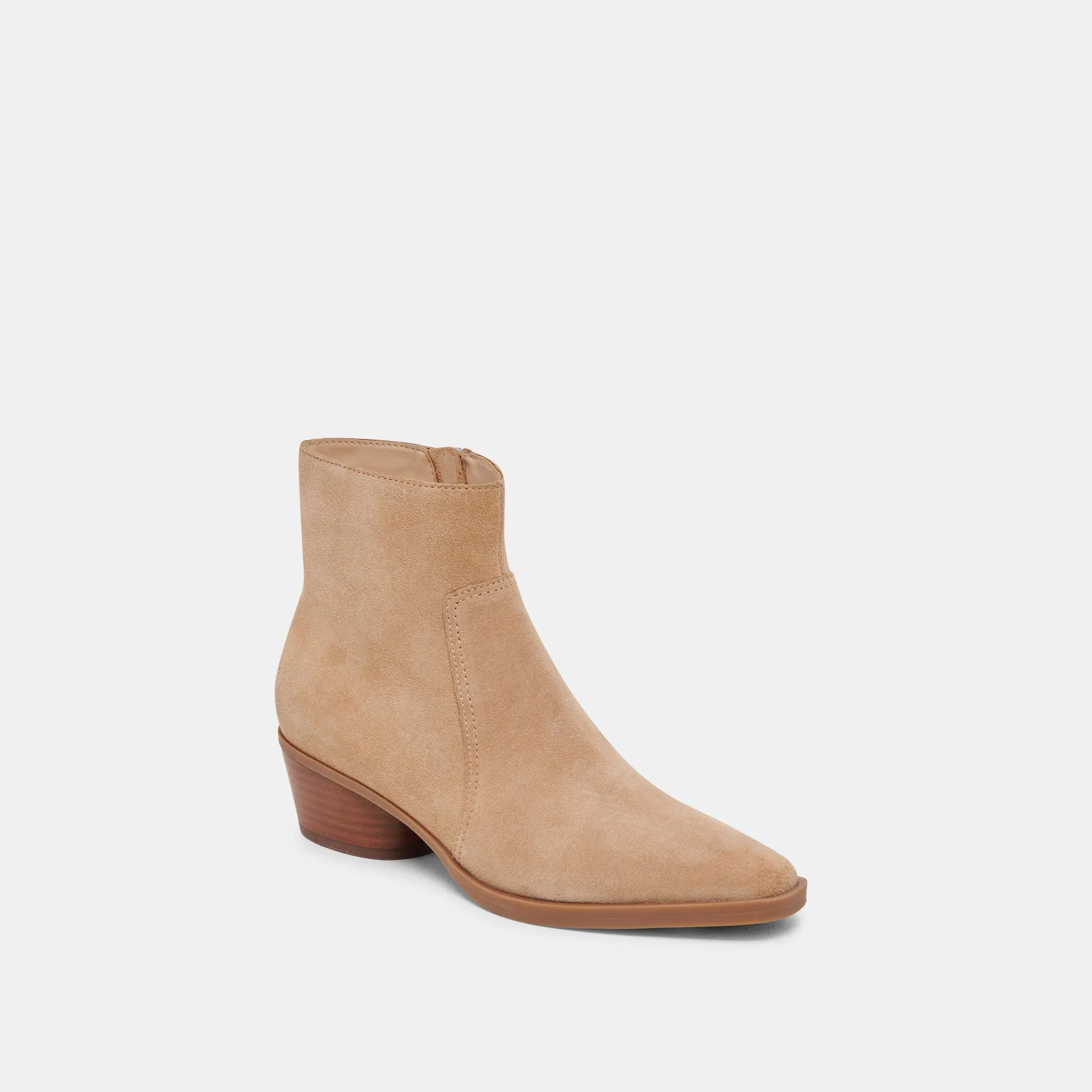 FAHARI H2O WIDE BOOTIES CAMEL SUEDE