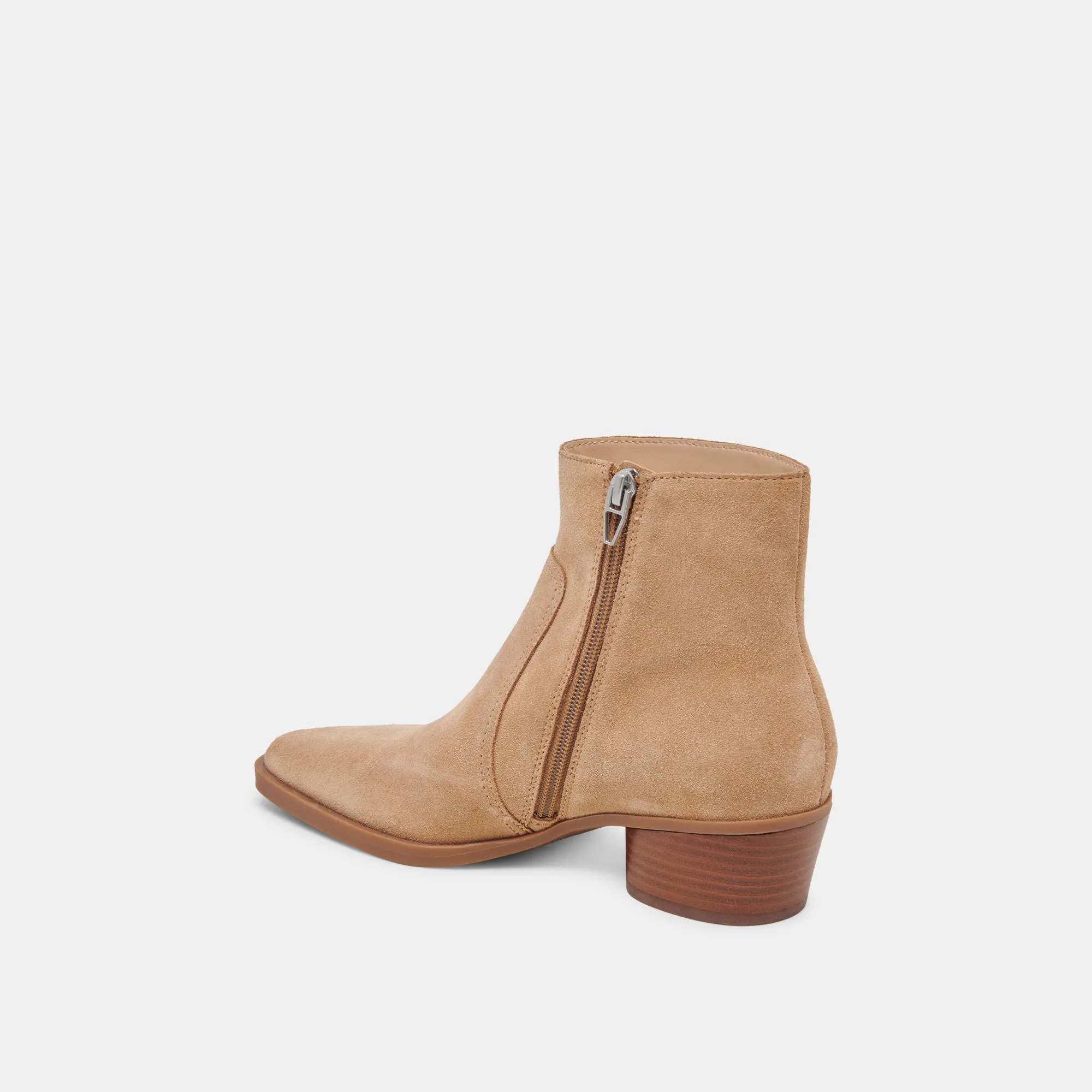 FAHARI H2O WIDE BOOTIES CAMEL SUEDE