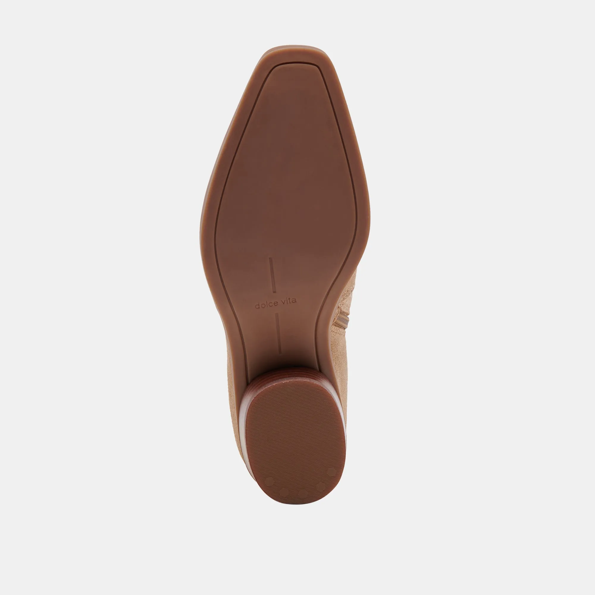 FAHARI H2O WIDE BOOTIES CAMEL SUEDE