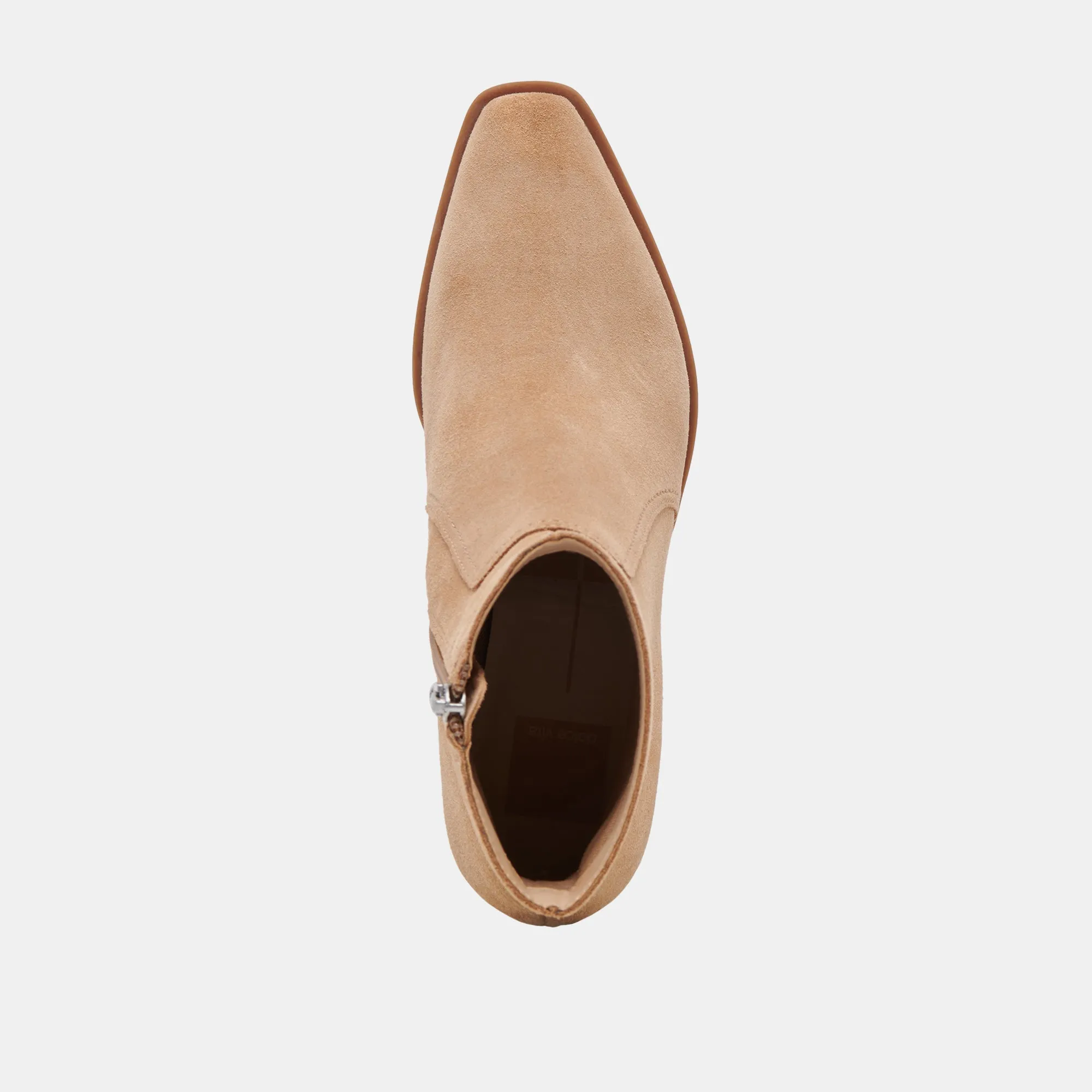 FAHARI H2O WIDE BOOTIES CAMEL SUEDE