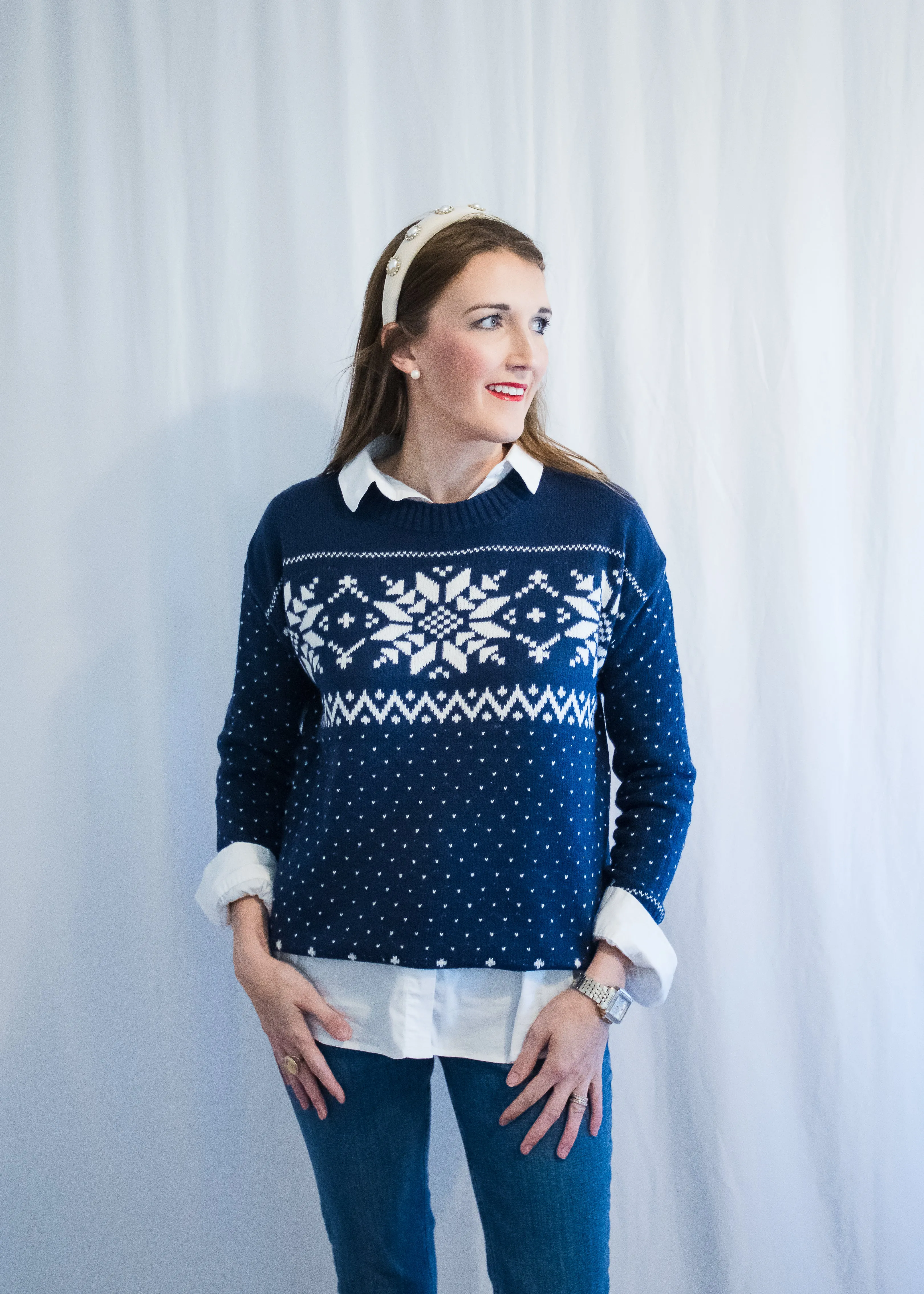 Fair Isle Winter Wonderland Sweater