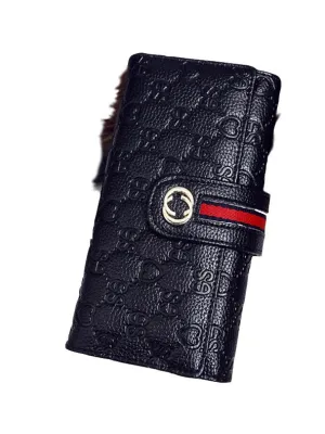 Female Bag Long Section Large Capacity Mobile Phone Bag Multi-card Position Bills Embossed Ladies Wallet