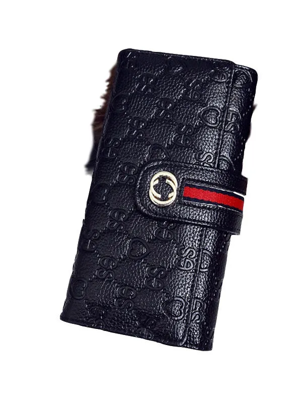 Female Bag Long Section Large Capacity Mobile Phone Bag Multi-card Position Bills Embossed Ladies Wallet