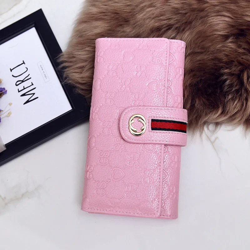 Female Bag Long Section Large Capacity Mobile Phone Bag Multi-card Position Bills Embossed Ladies Wallet
