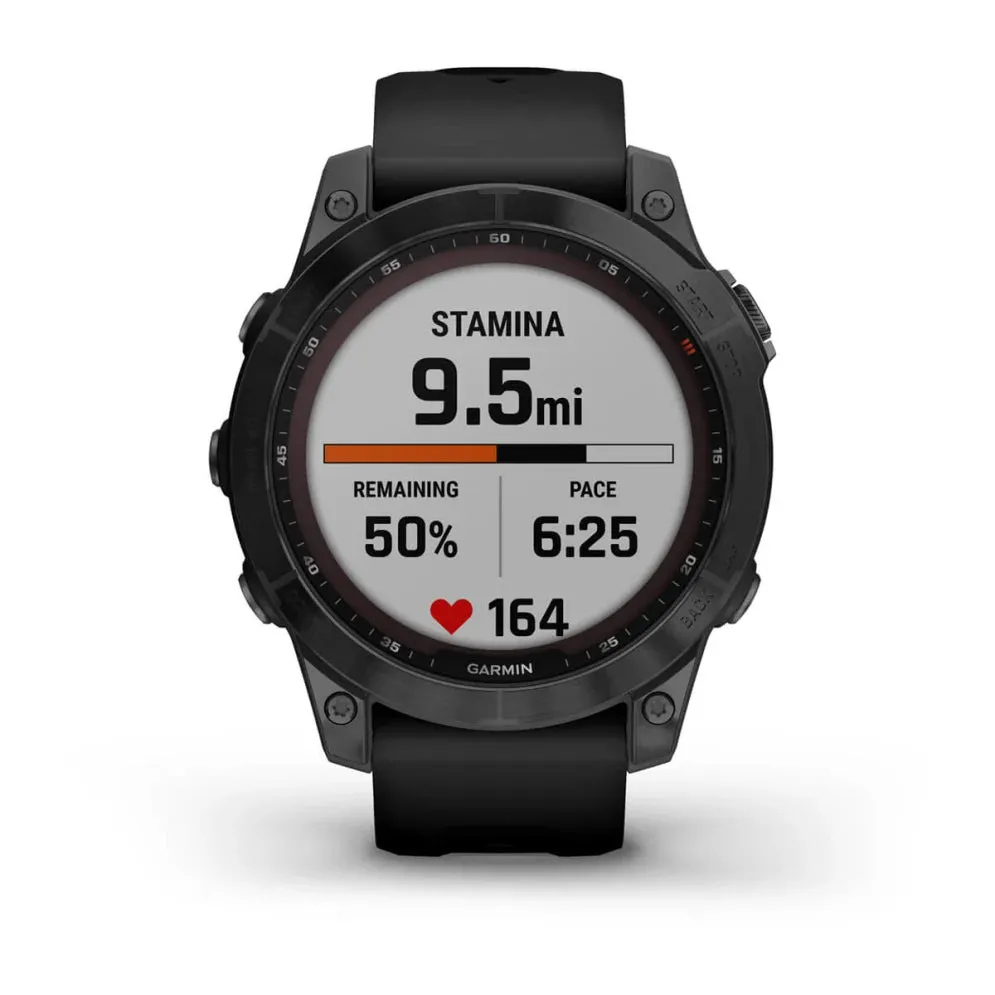 Fenix 7 Sapphire Solar - Black DLC Titanium / Black