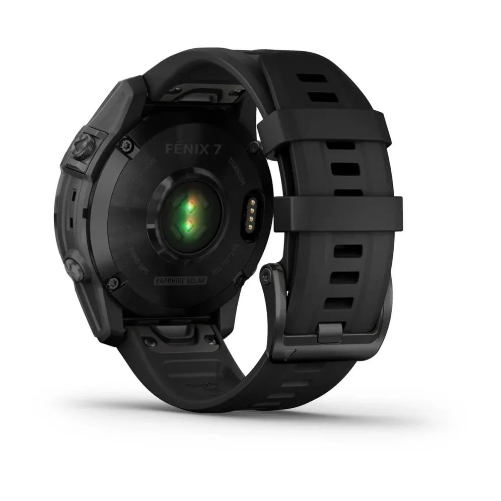 Fenix 7 Sapphire Solar - Black DLC Titanium / Black
