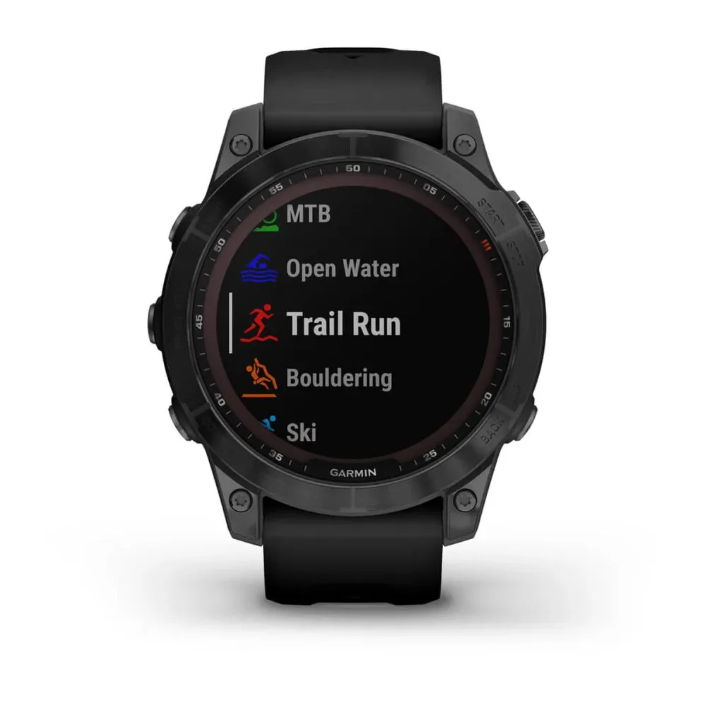 Fenix 7 Sapphire Solar - Black DLC Titanium / Black